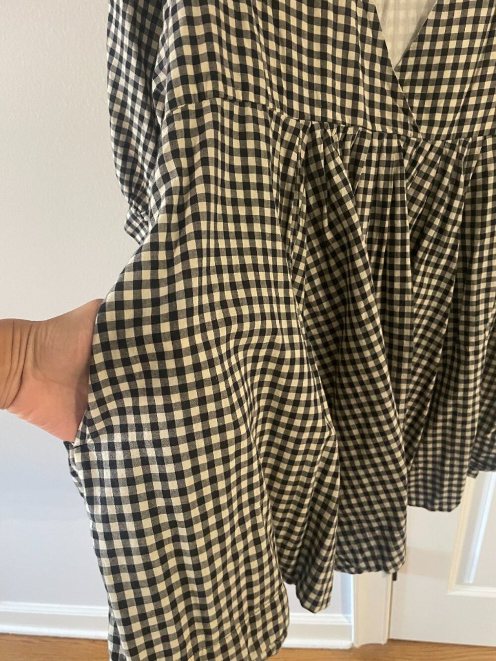 Anthropologie V Neck babydoll dress - Picture 3 of 6